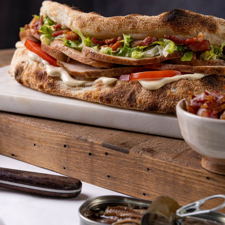 Chicken Caesar Sandwich with Bacon