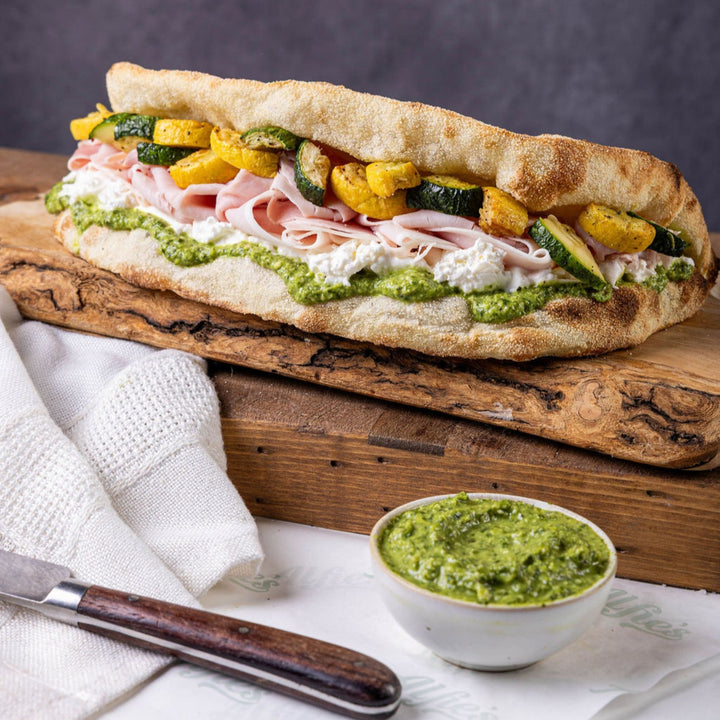 Donatello, Prosciutto, Zucchini, Cheese Sandwich