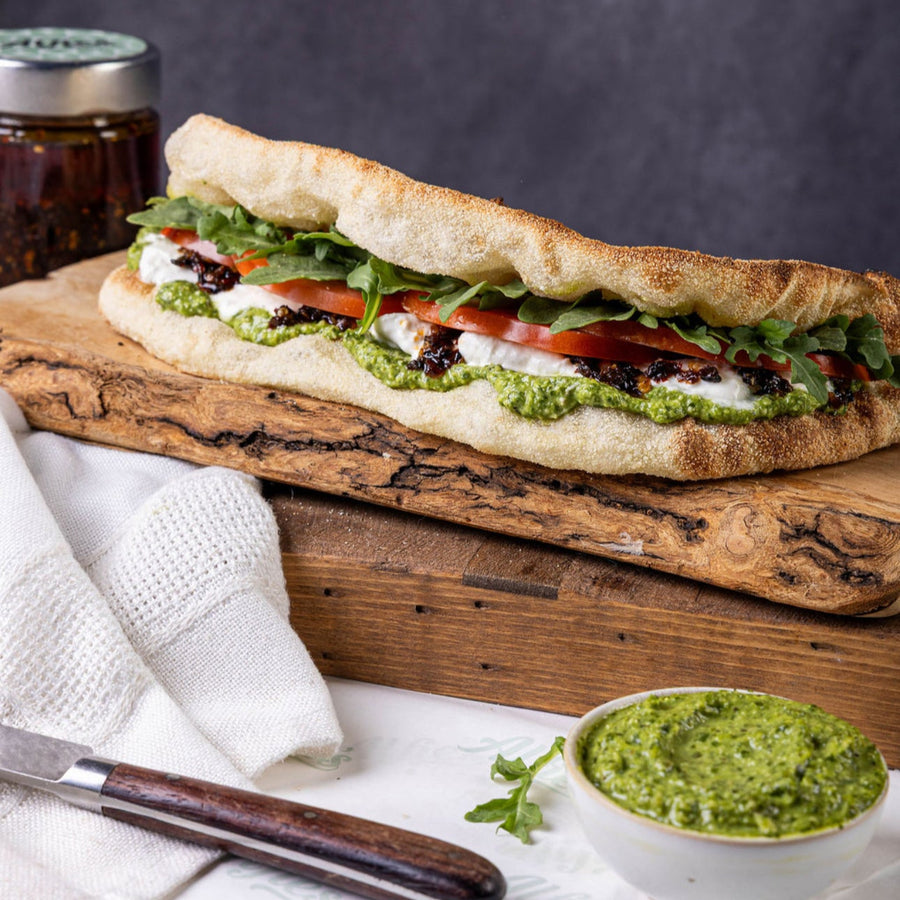 Laura, Whole Burrata, Vegetarian, Sandwich