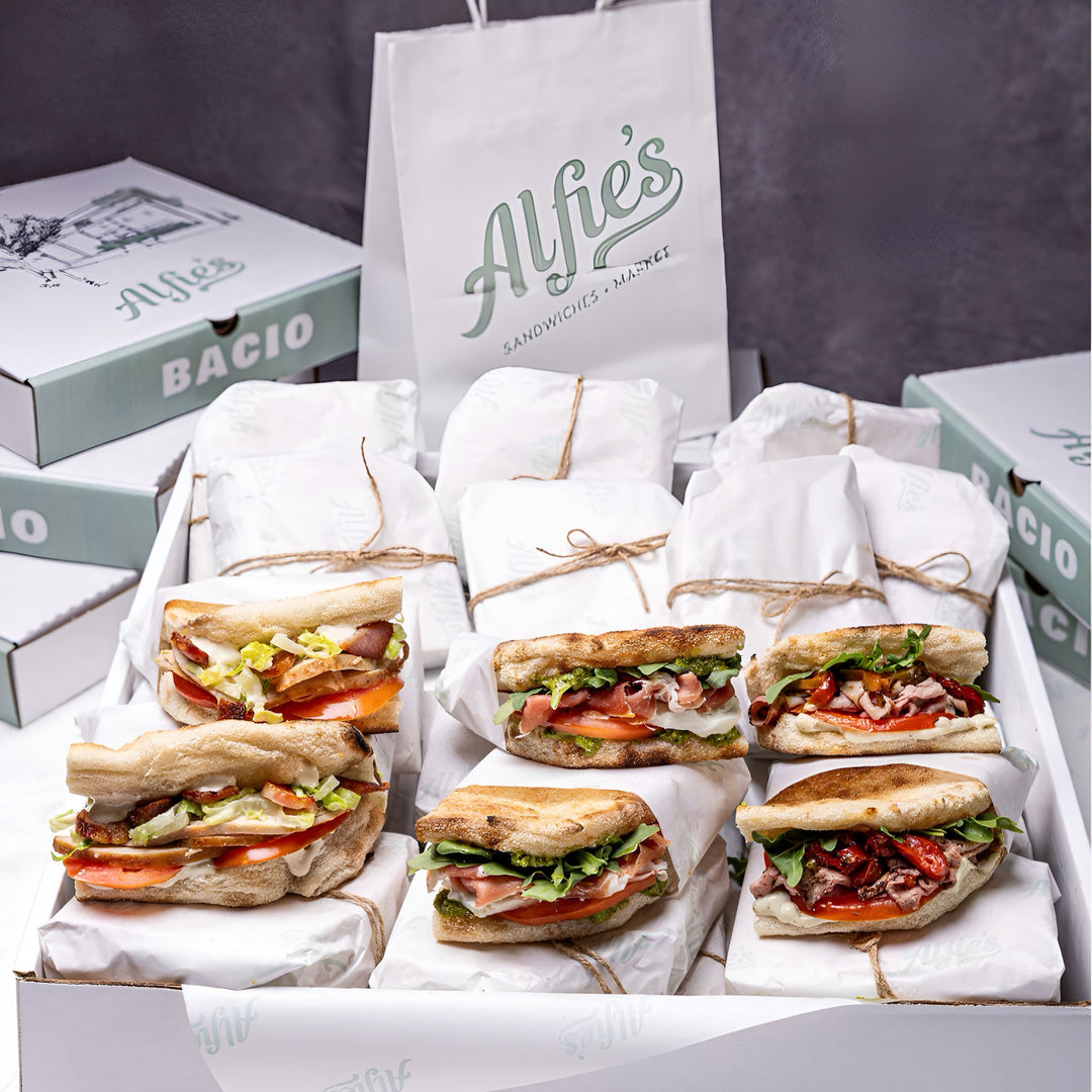 Alfies, 12 Italian sandwiches, Sandwich platter, 