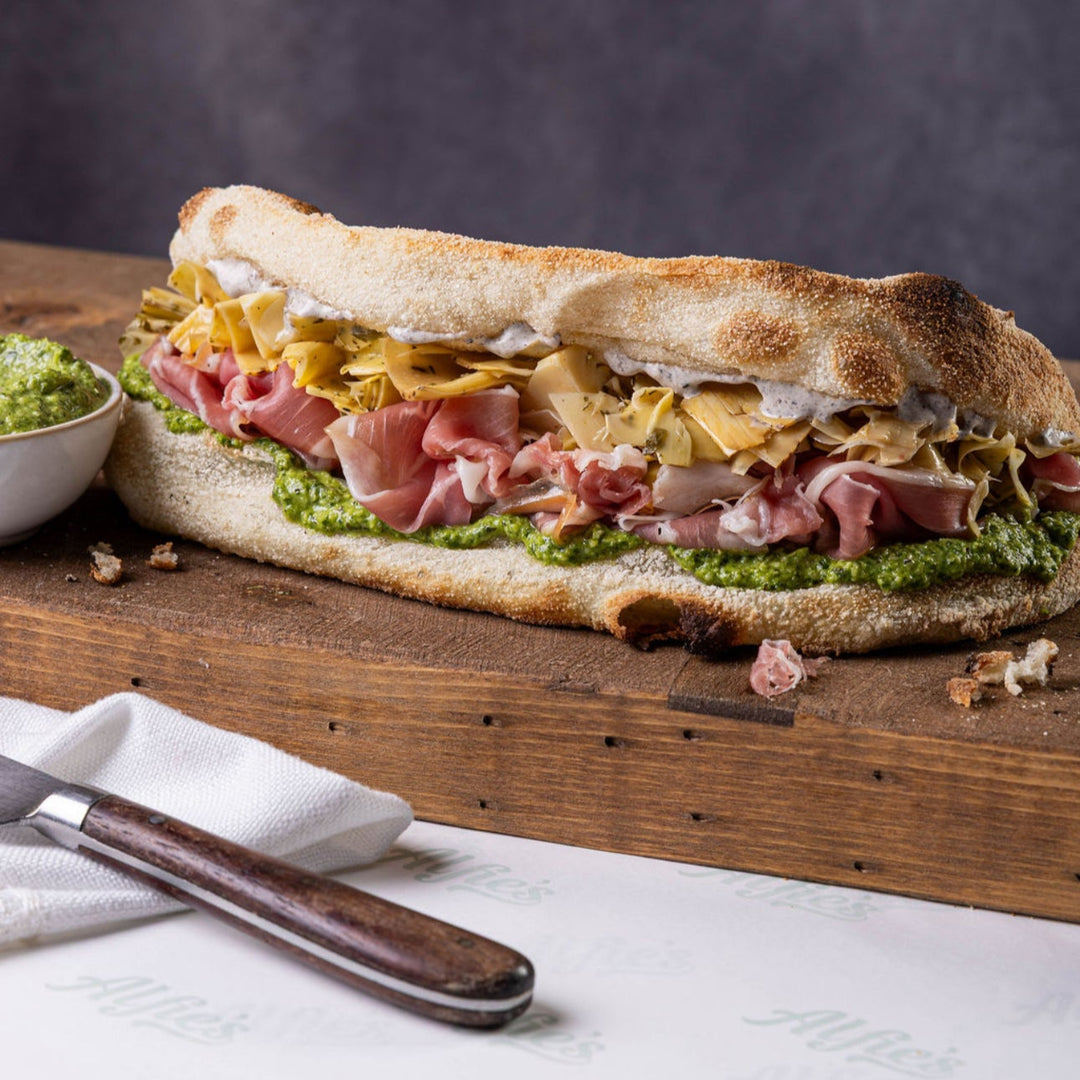 Parma Classico, prosciutto sandwich
