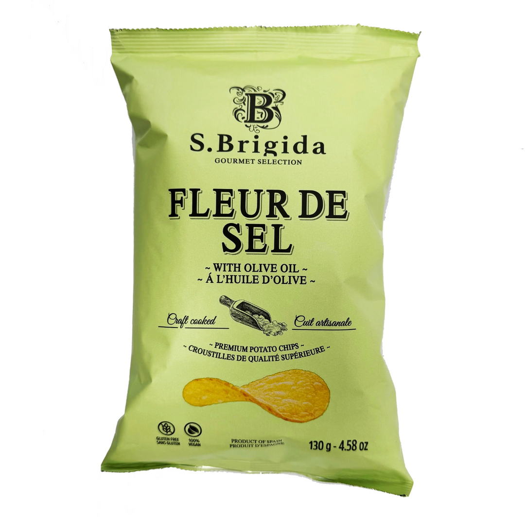 S.Brigida Fleur De Sel and Olive Oil Chips Truffle Chips 130 g