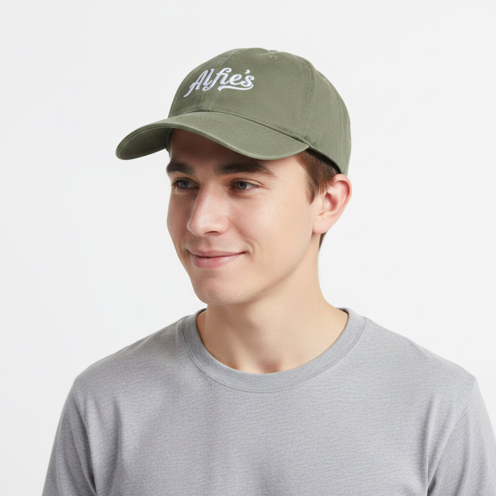 Alfies green baseball hat