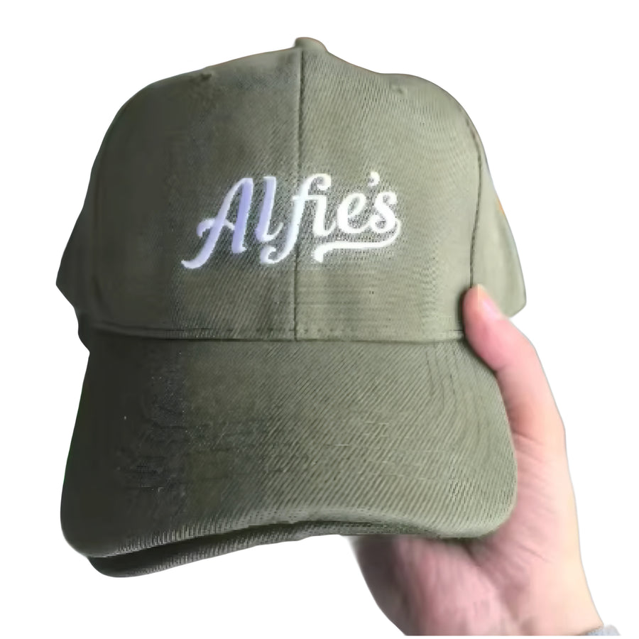 Alfies green baseball hat